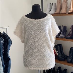 Forever 21 fuzzy detail Top